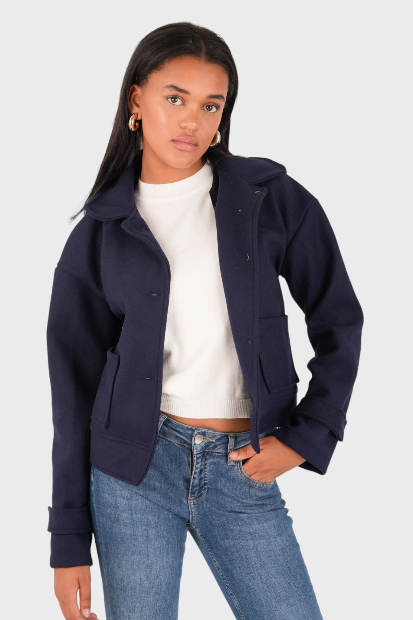 "Copenhagen" coat navy