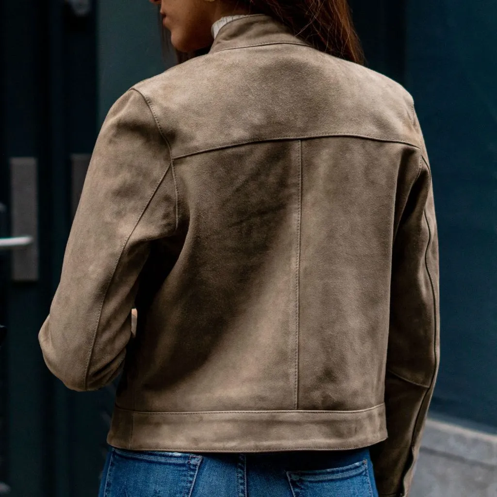 Racer Jacket | Taupe