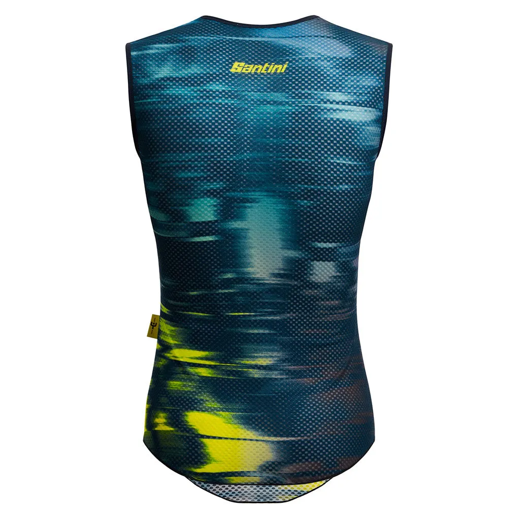 Santini Tour De France Maillot Jaune Baselayer - Print