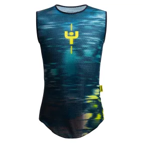 Santini Tour De France Maillot Jaune Baselayer - Print