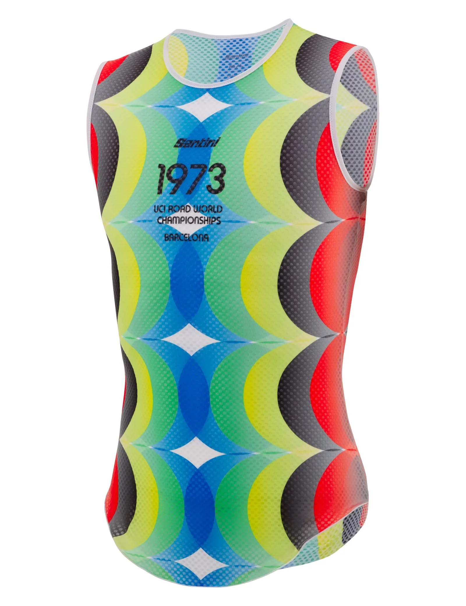 Santini UCI Barcelona 1973 Baselayer - Print