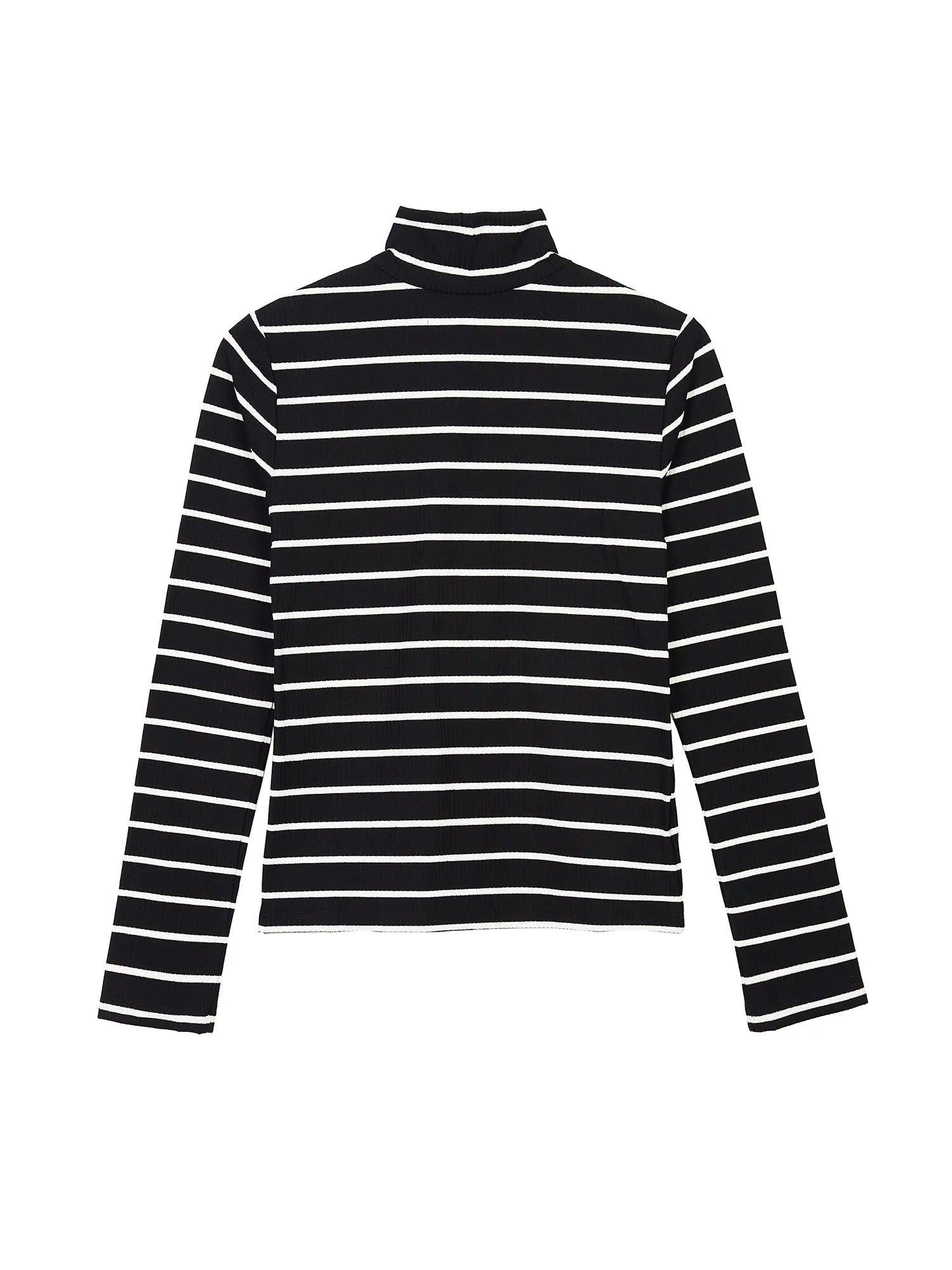 Striped Turtleneck Top