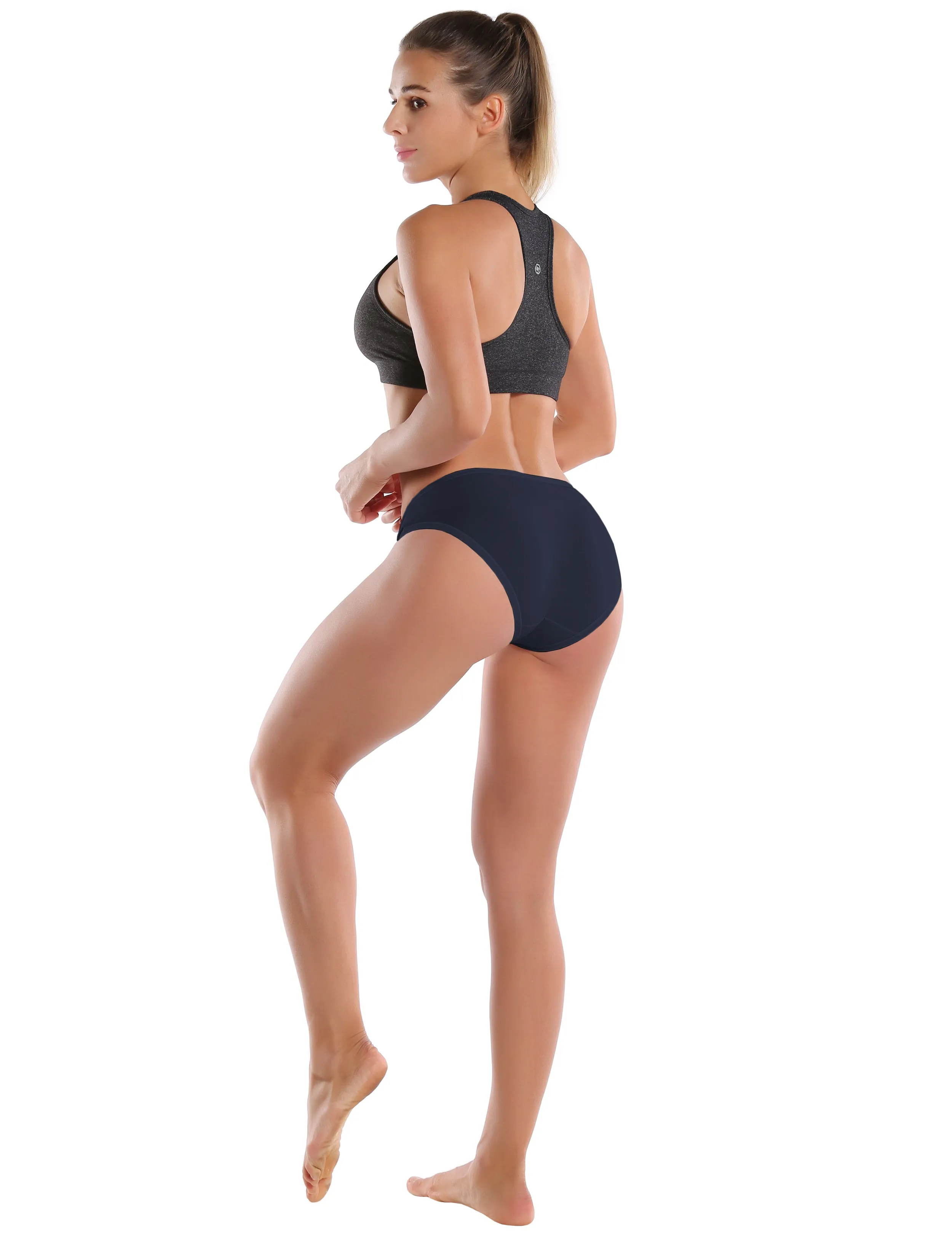 Super Soft Modal Sports Bikini Underwear darknavy