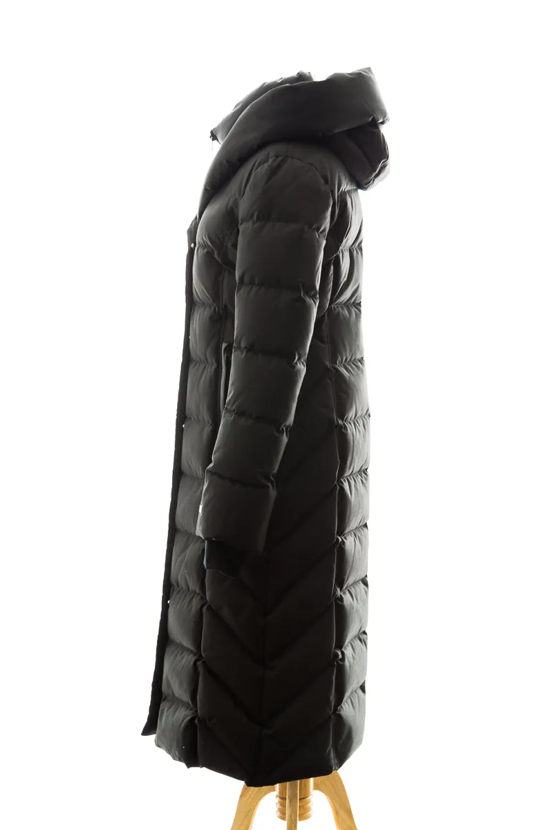 Talyse Maxi-Length Brushed Down Coat