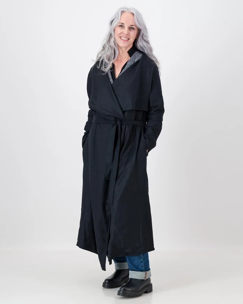 thandeka coat - black