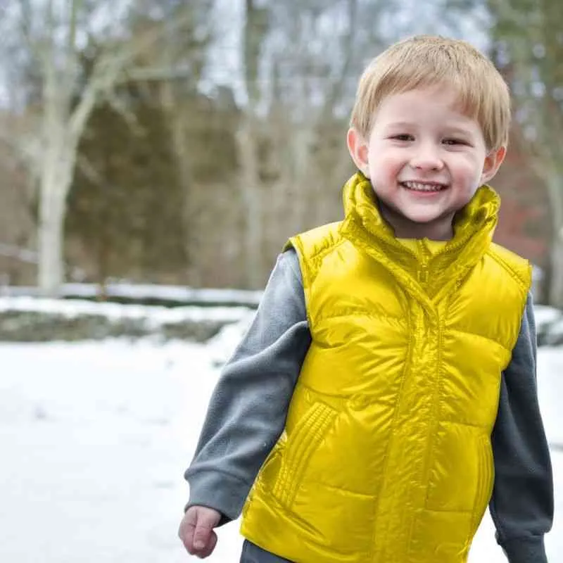 The Road Coat Vest - Yellow