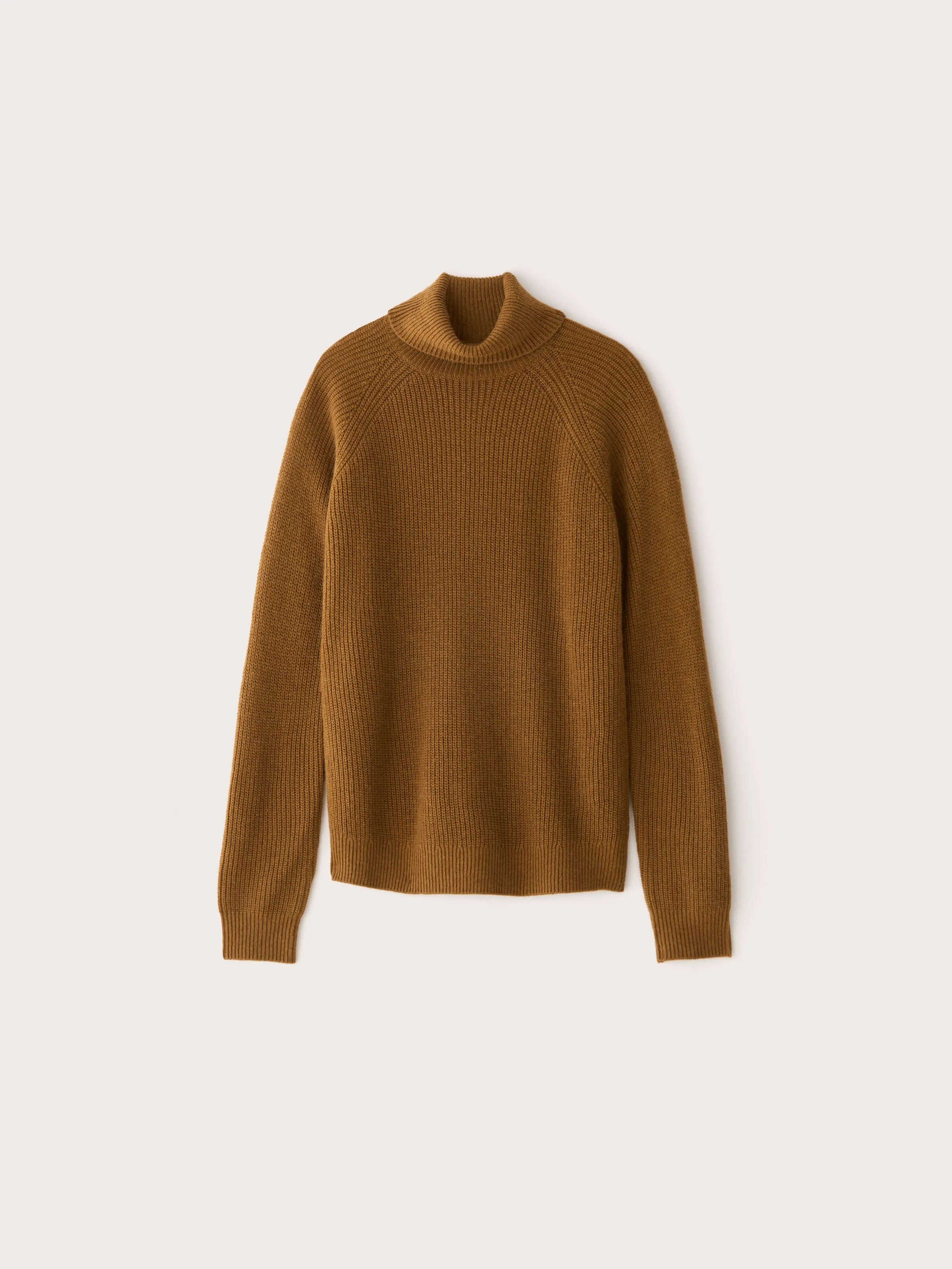 The Turtleneck Sweater in Burnt Toffee