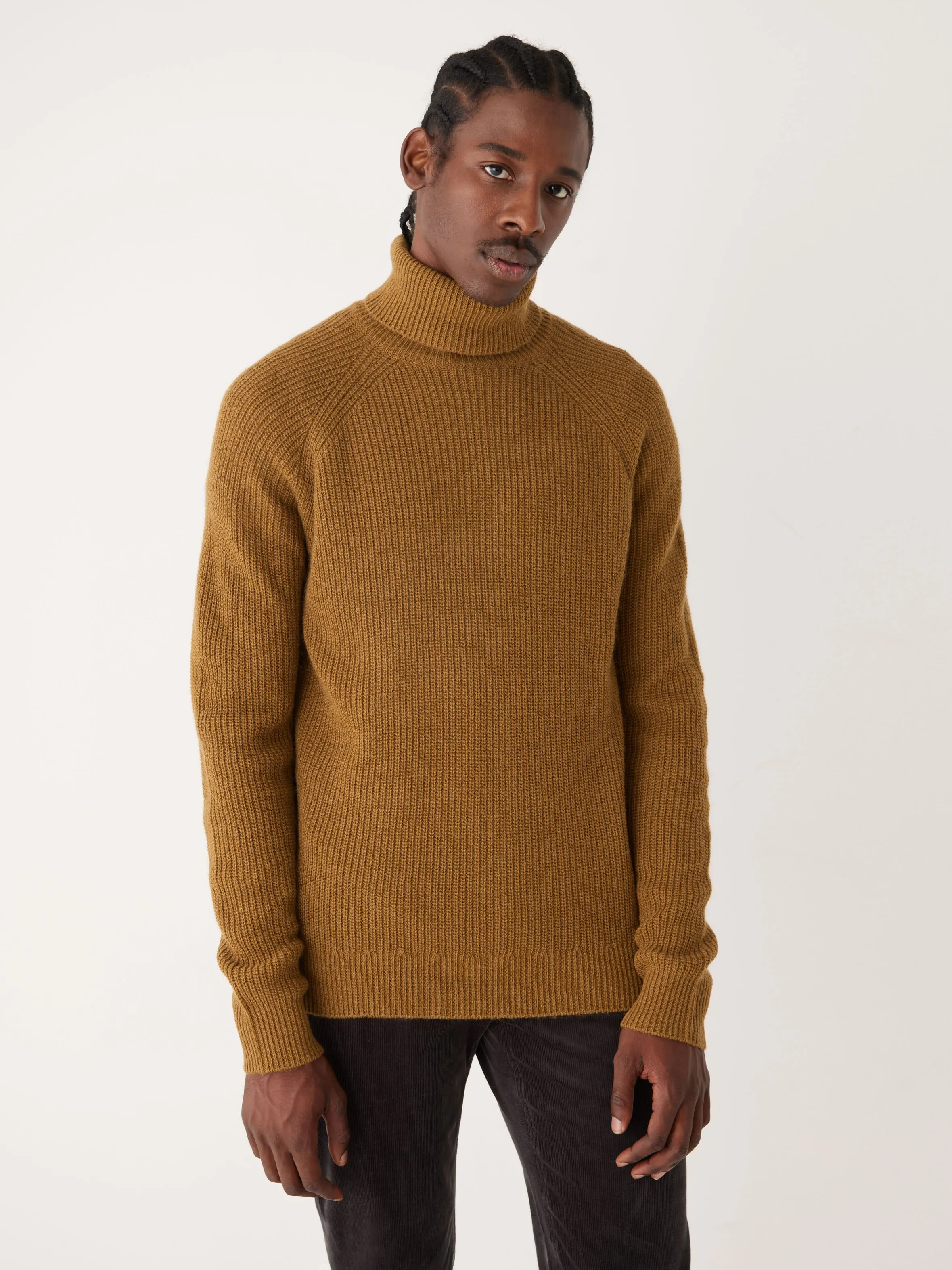 The Turtleneck Sweater in Burnt Toffee