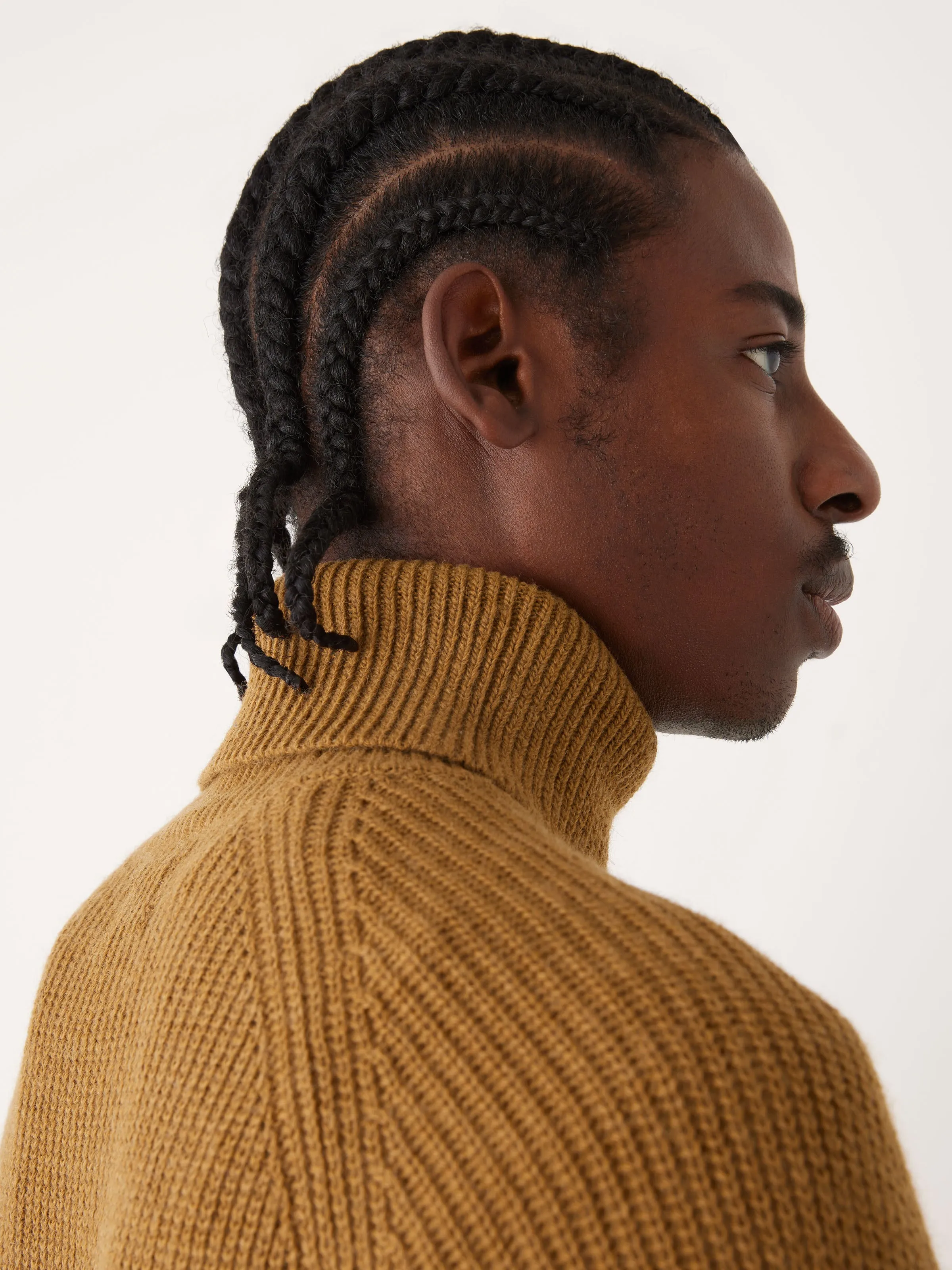 The Turtleneck Sweater in Burnt Toffee