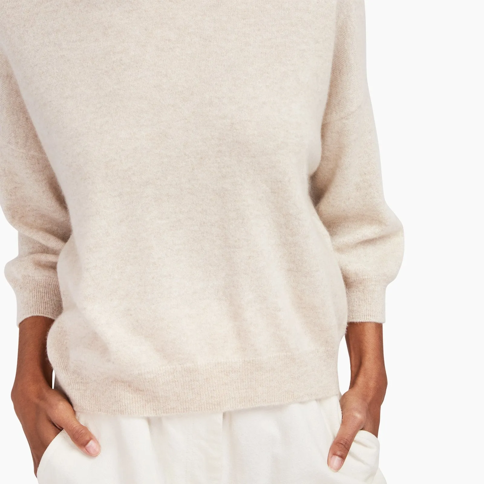 Three-Quarter Sleeve Sweatshirt