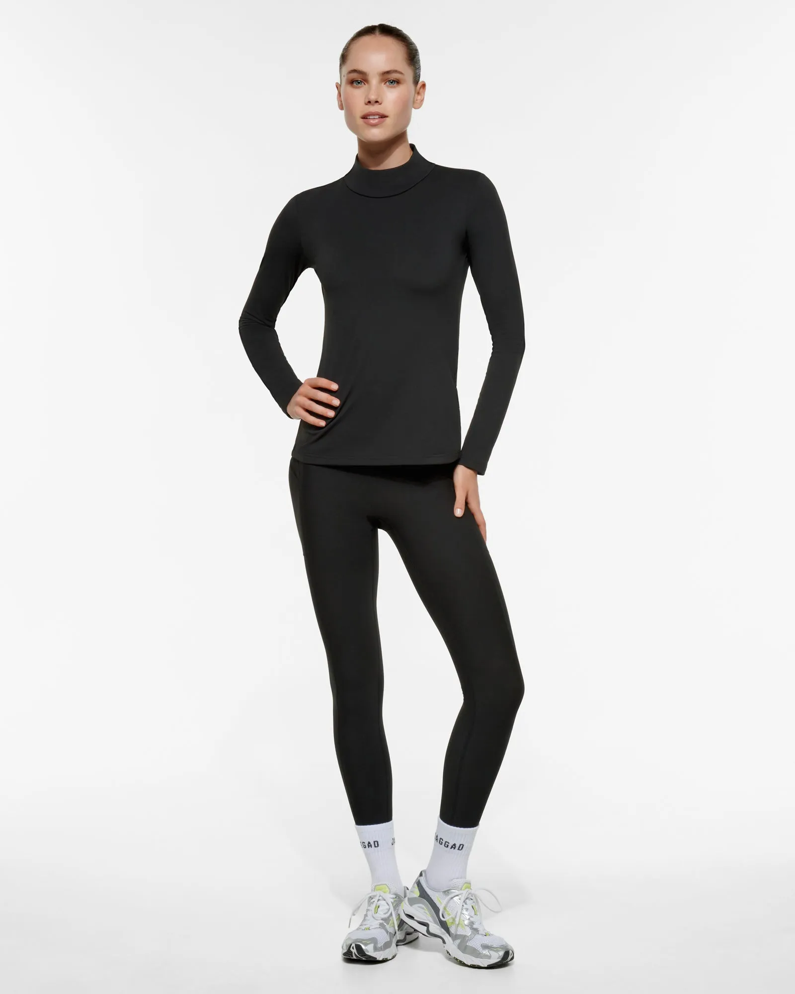 TRAVERSE BASELAYER THERMATECH LONG SLEEVE TOP BLACK