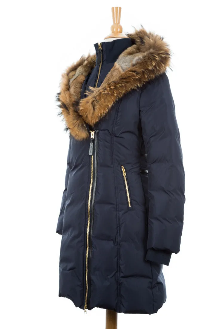 Trish Down Coat With Fur Hood