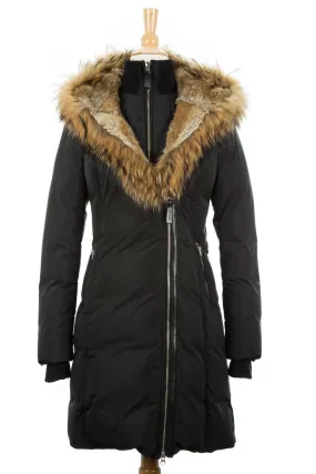 Trish Down Coat With Fur Hood