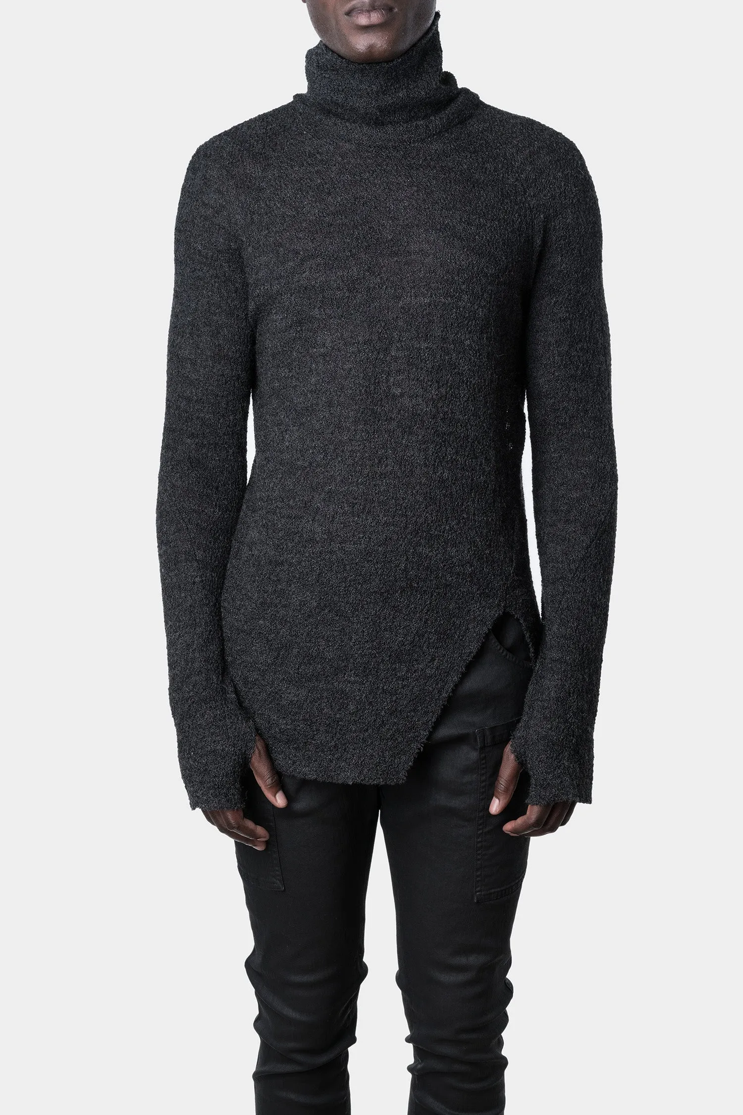 Turtleneck knit sweater